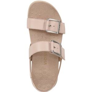 Vionic Women's Blush Pink Double-Buckle Slide Sandal